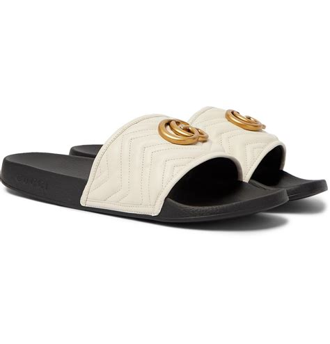 where to buy real white gucci pursuit slides|gucci slides nordstrom.